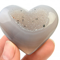 Heart with agate cavity (39g)