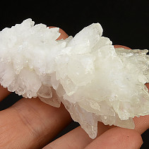 Crystalline aragonite druse with crystals 51g