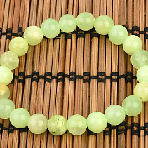 Bracelet green calcite 8mm balls