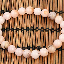 Bracelet pink opal beads 8mm