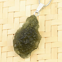 Vltavín pendant from the Czech Republic Ag 925/1000 2.4g