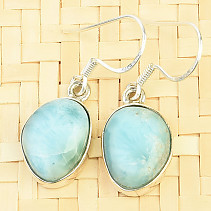 Earrings with larimar Ag 925/1000 (4.4g)