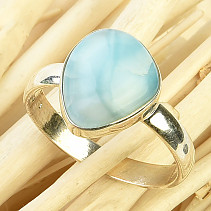 Ring with larimar size 59 Ag 925/1000 3.72g