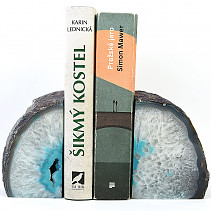 Agate bookends 2175g