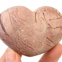 Jasper polished heart 120g (Morocco)