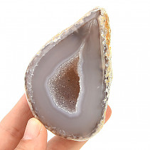 Agate geode with cavity 209g