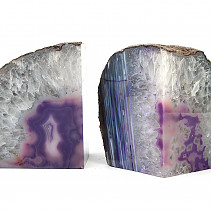 Agate bookends 1856g