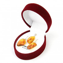 Amber jewelry set in a gift box Ag 925/1000 (4.02g)