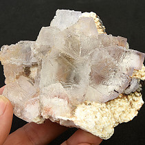 Fluorite and barite natural stone 415g (Morocco)