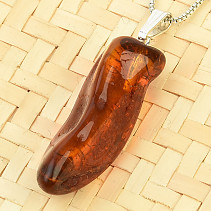 Amber pendant with Ag 925/1000 mount (1.9g)