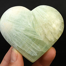 Kalcit pistáciový srdce 158 g (Pakistán)