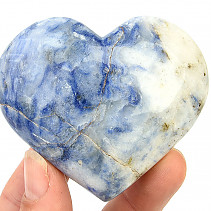 Sodalite heart from Pakistan 123g