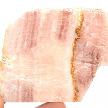 Pink calcite/aragonite slice 138g