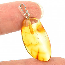 Amber pendant handle Ag 925/1000 1.6 g