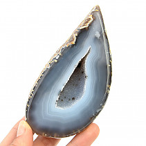 Agate geode with cavity 377 g