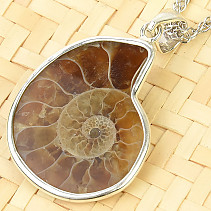 Ammonite pendant with handle Ag 925/1000 5.23 g