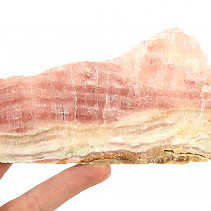 Růžový kalcit / aragonit plátek 158g