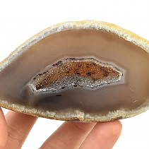 Agate geode with cavity 279 g