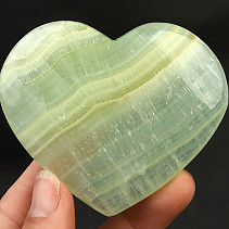 Kalcit pistáciový srdce 133 g (Pakistán)