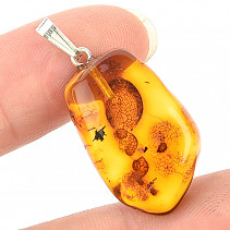 Amber pendant handle Ag 925/1000 2.5 g