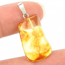 Amber pendant handle Ag 925/1000 1.8 g