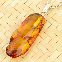 Amber pendant with Ag 925/1000 mount (1.8g)
