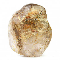 Crystal with limonite and inclusions polished crystal 1364g
