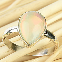 Ring precious opal Ag 925/1000 2.8g (size 59) Ethiopia
