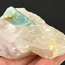 Aquamarine in raw crystal (Madagascar) 71g