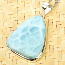 Larimar pendant with handle Ag 925/1000 18.9g