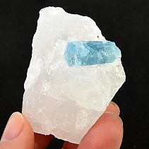 Aquamarine in raw crystal (Madagascar) 77g