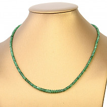 Emerald necklace Ag 925/1000 8.20 g