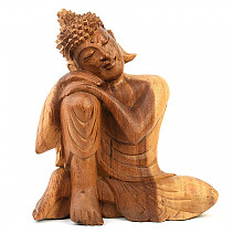 Buddha dřevořezba 23cm