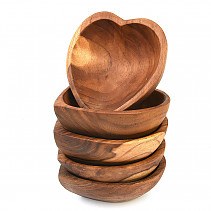 Wood heart bowl (Indonesia) approx. 10cm
