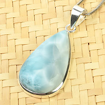 Larimar pendant with handle Ag 925/1000 9.87 g