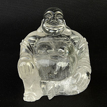 Šťastný Buddha z křišťálu 8,5 cm