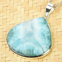 Larimar pendant with handle Ag 925/1000 16.6 g