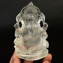 Ganesha figurka z křišťálu 11,2 cm