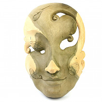 Wooden wall mask from Indonesia 27cm