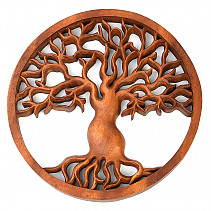 Tree of life carved relief (approx. 30cm)
