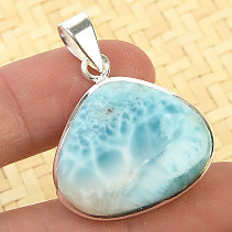 Larimar pendant with handle Ag 925/1000 9.81 g