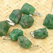 Emerald pendant crystal Ag 925/1000 handle