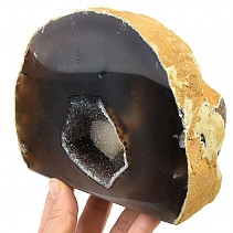 Agate geode large with cavity Brazil 1762g