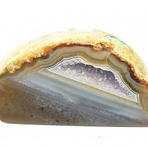 Agate geode with cavity 147g