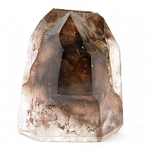 Záhněda + křišťál broušené krystaly 157g