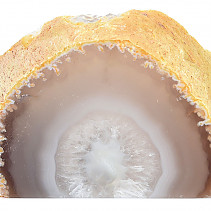 Brown-white agate geode from Brazil 197g