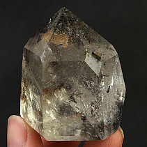 Crystal with inclusions cut point 91g