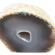 Agate geode with cavity 232g