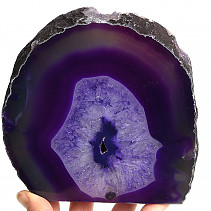 Geode agate dyed purple Brazil 1470g