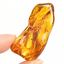 Amber natural shape polished from Lithuania 6.4g